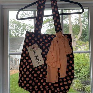 NWT NEW Jessie Steele Bag Totes Bow Polka Dots